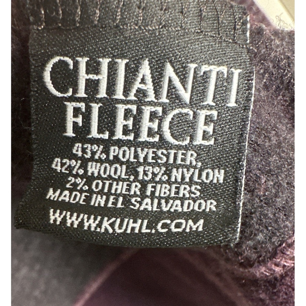 Kuhl Chianti Full‎ Zip Hoody Sweater Jacket Wool Striped Purple Woman Size Small - Picture 7 of 10